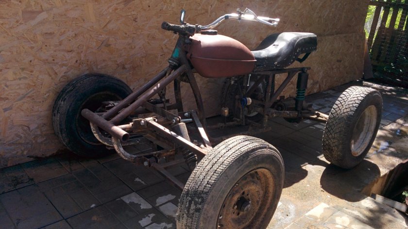 Квадроцикл из мотоцикла Урал драйв2