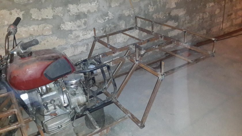 Квадр из Урала с двигателем Лифан