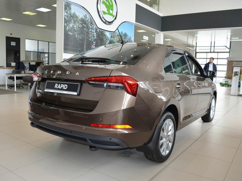 Коричневый Рапид 2021