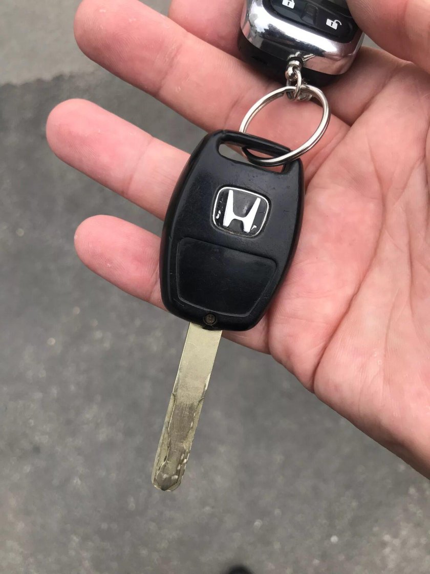 Honda CRV 2008 ключ зажигания