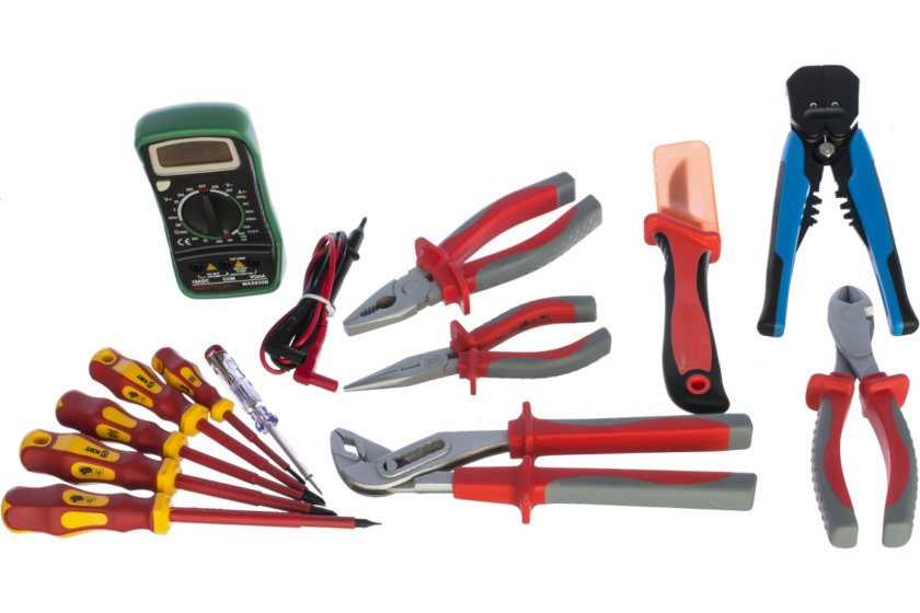 Набор инструмента электрика КВТ НИЭ-02