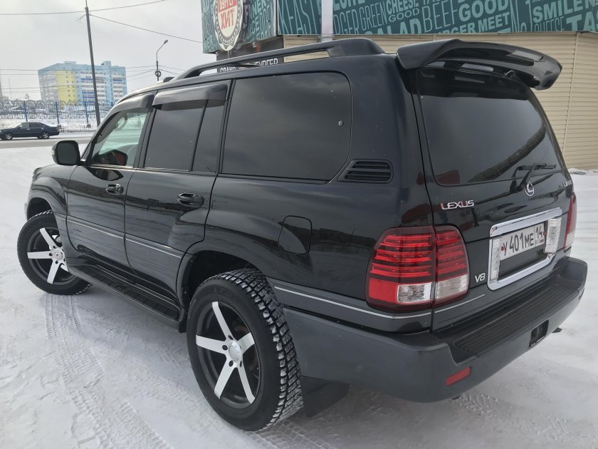 Lexus lx470 черный тонированный