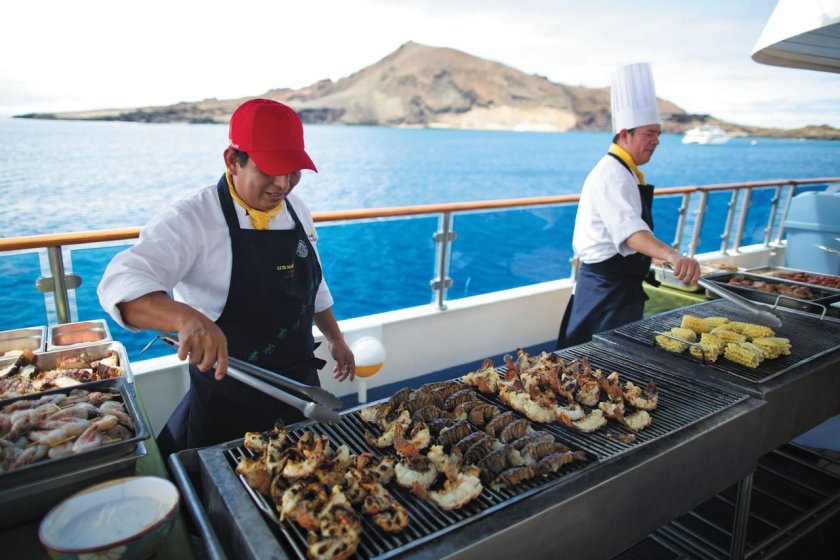 Обед на круизном лайнере