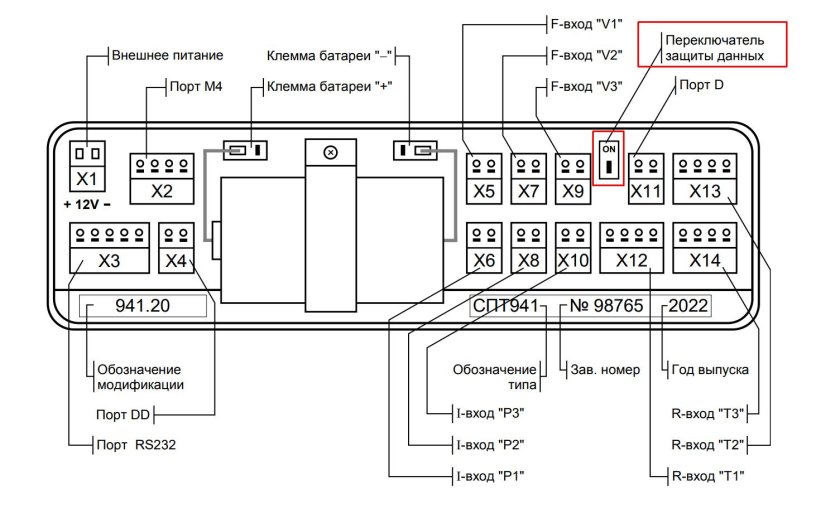 СПТ 941 схема подключения