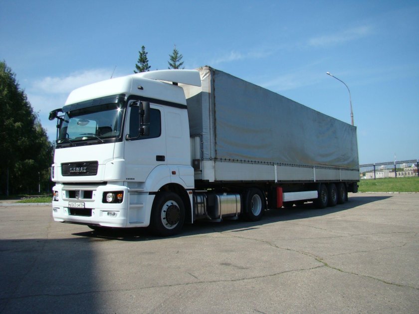 КАМАЗ 5490 сцепка