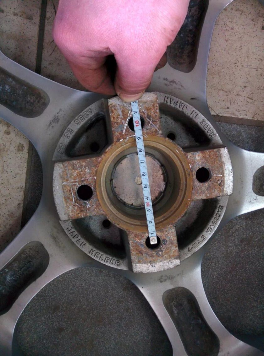 Замерить разболтовку диска