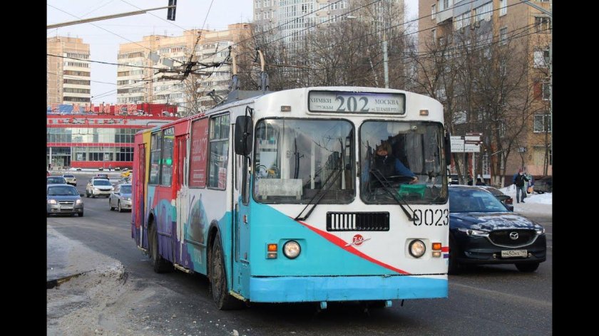 Троллейбус ЗИУ 682г Химки