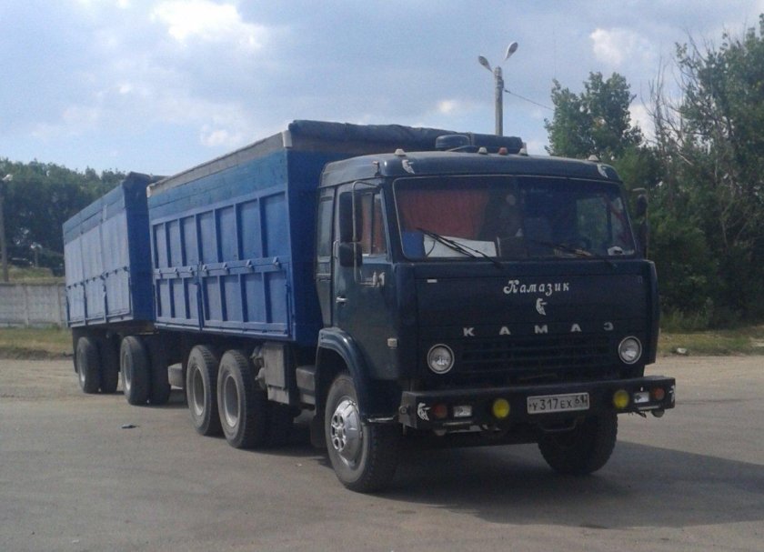 КАМАЗ 5320 бортовой зерновоз