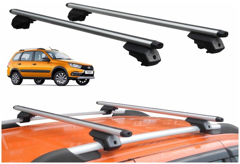 Поперечины на рейлинги Лада Гранта кросс