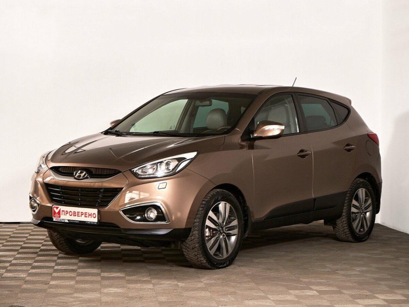 Хендай ix35 коричневый 2014