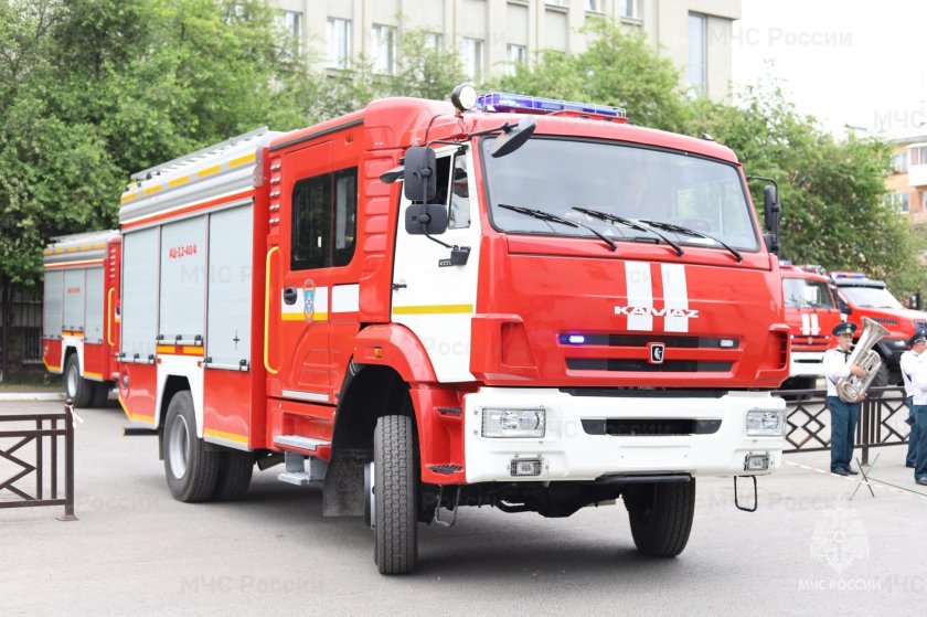 Пожарный КАМАЗ