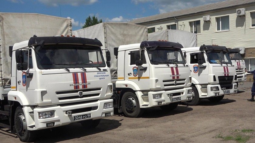 Гуманитарный конвой МЧС