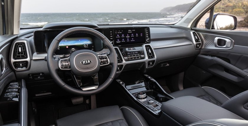 Киа внедорожник 2021 салон