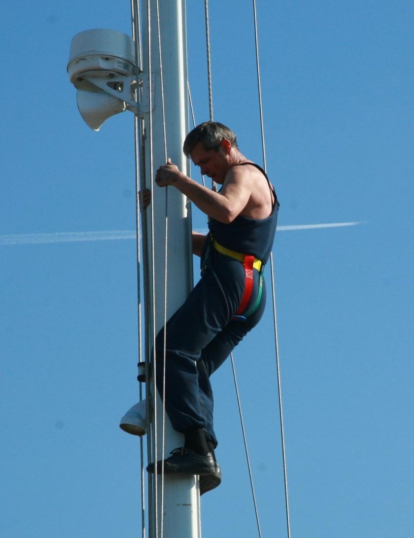 Направляющая Маркони на мачте