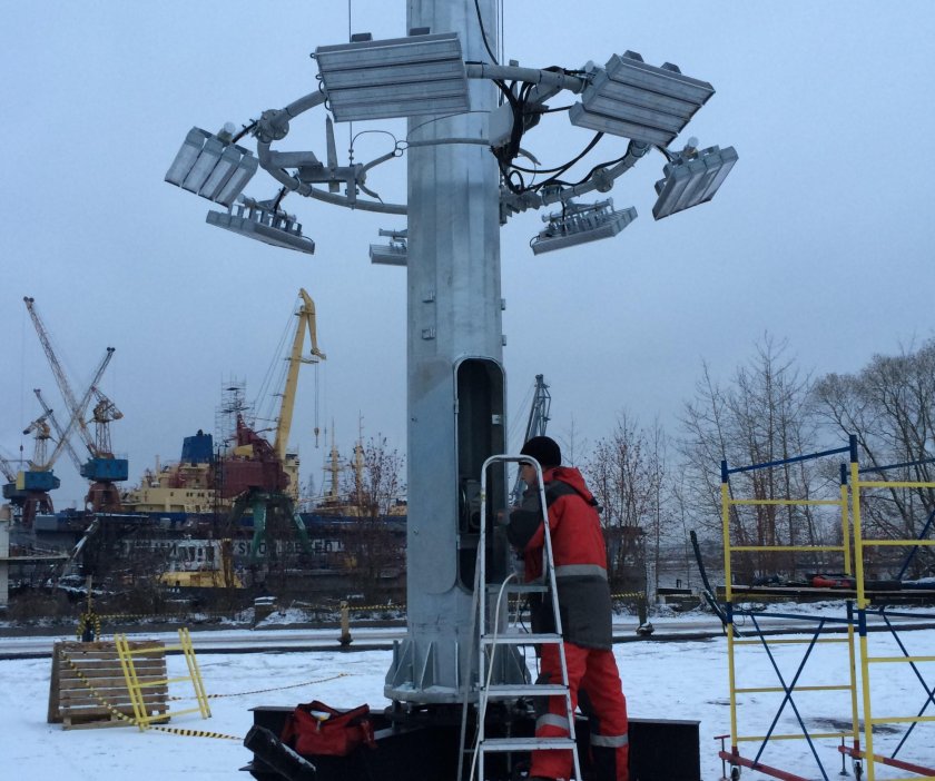 Мачта с мобильной короной ВМО-20