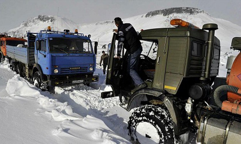 КАМАЗ зимник Север