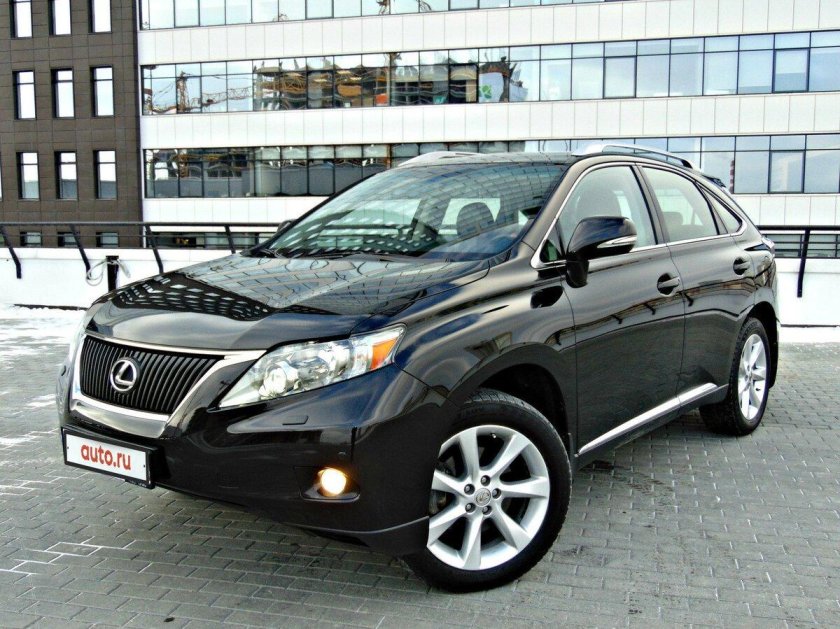 Лексус РХ 350 2012 чёрный