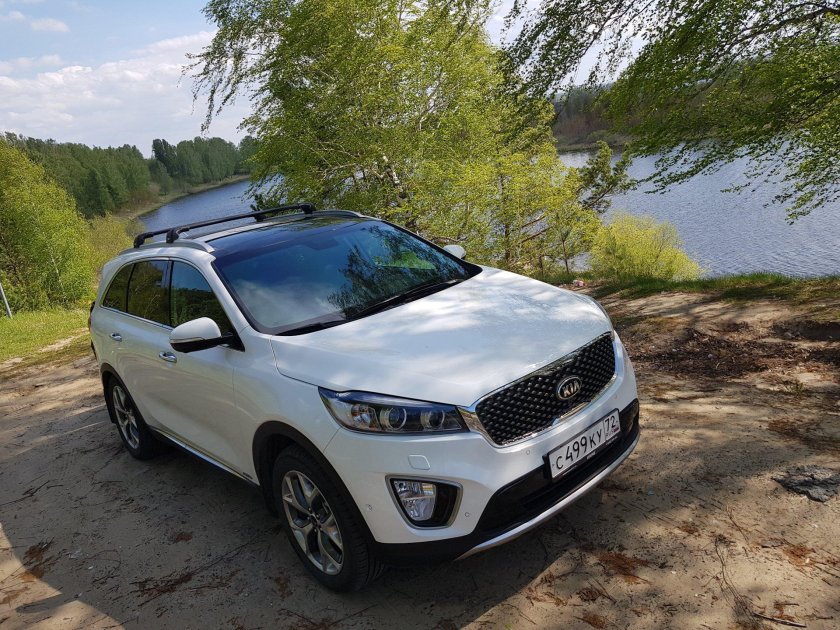 Киа Соренто 2017 белый