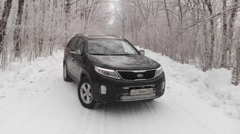 Киа Соренто зима