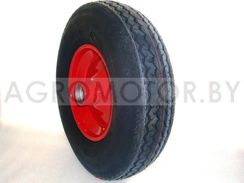 Колесо опорное к щетке МТЗ 4.00х10 со стойкой