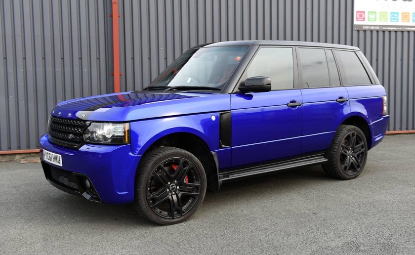 Range Rover синий