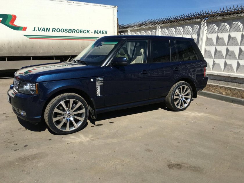 Рендж Ровер спорт 2006 синий