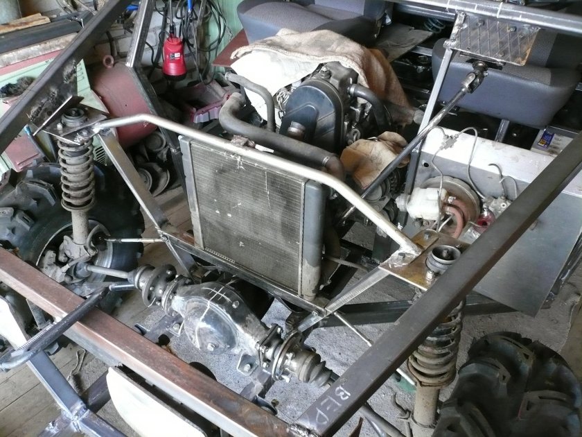 Вездеход переломка с двигателем ВАЗ 2109