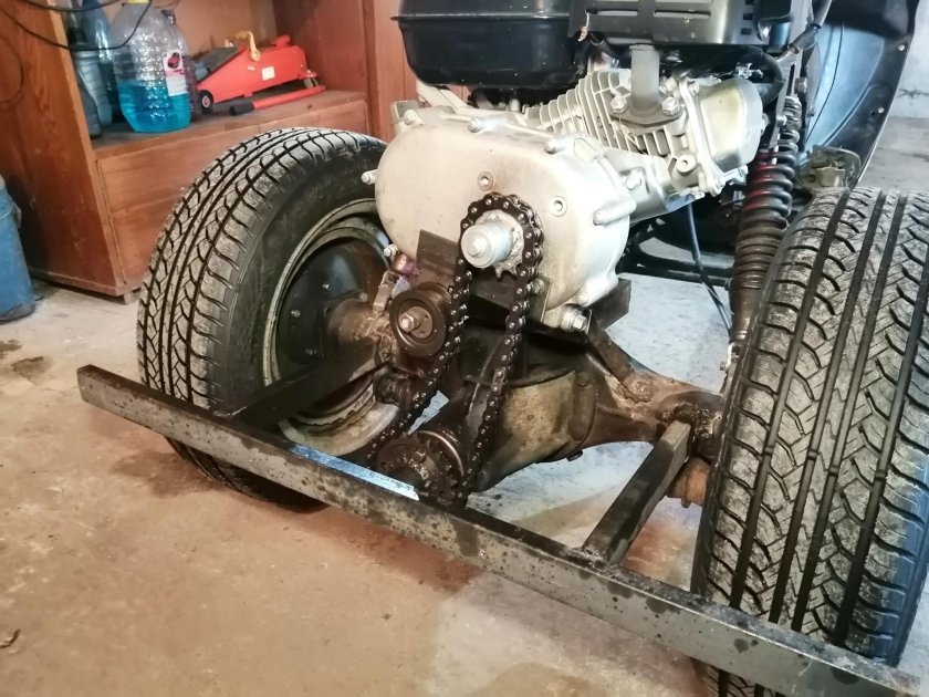 Трицикл Урал с двигателем Лифан