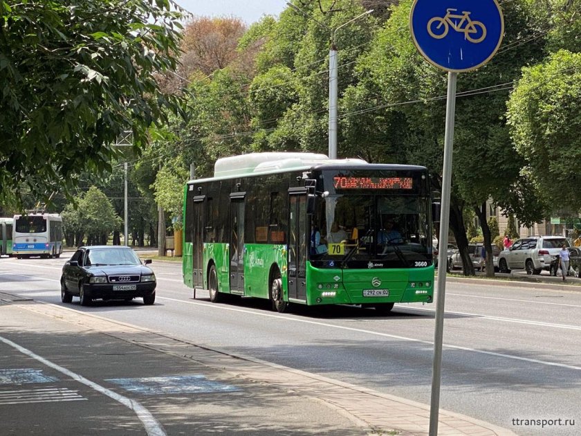 Общественный транспорт в Алма Ате