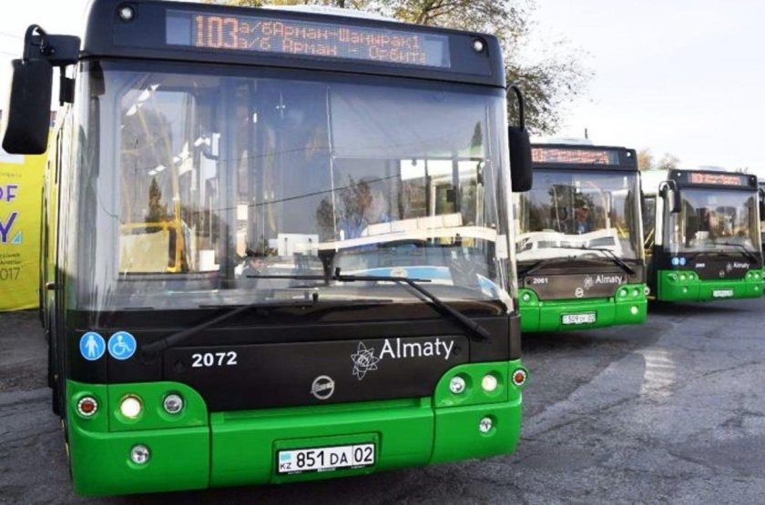 Общественный транспорт Алматы