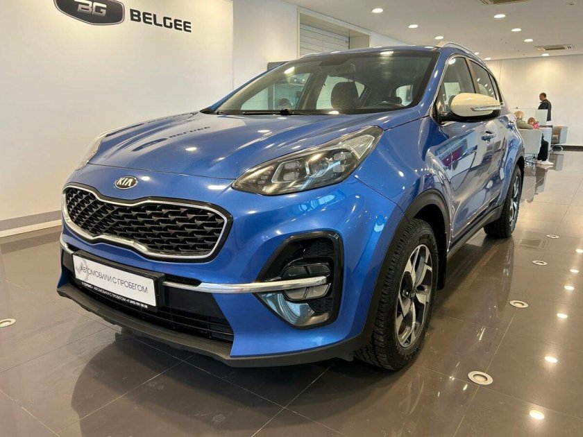 Киа спортейдж 2021 синий