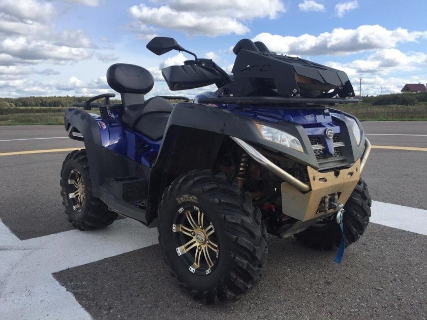 CF Moto x8 2018 пробег