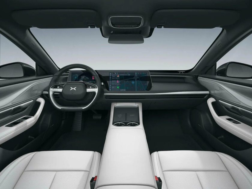 Xpeng p7 салон