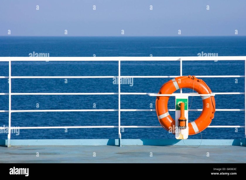 Леерное ограждение на корабле