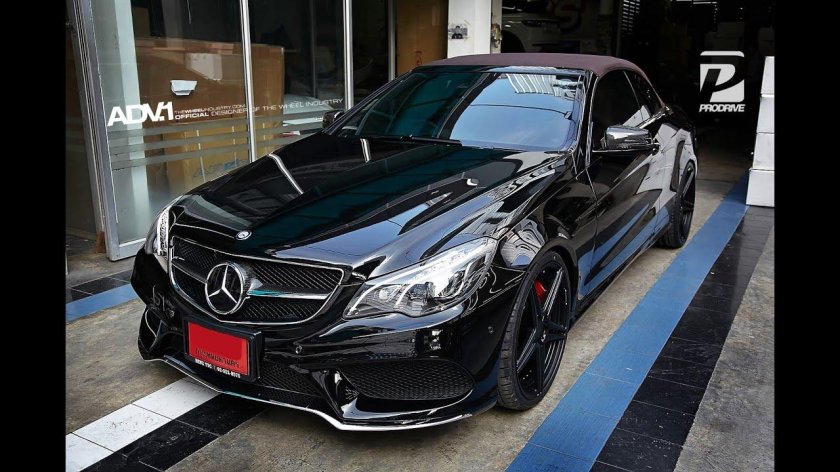 Мерседес е200 купе черный