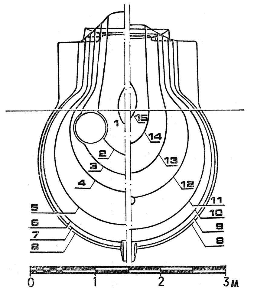 Подводная лодка минога чертеж