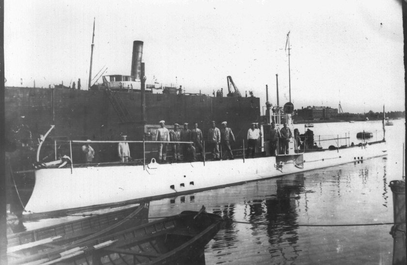 Подводная лодка минога 1908