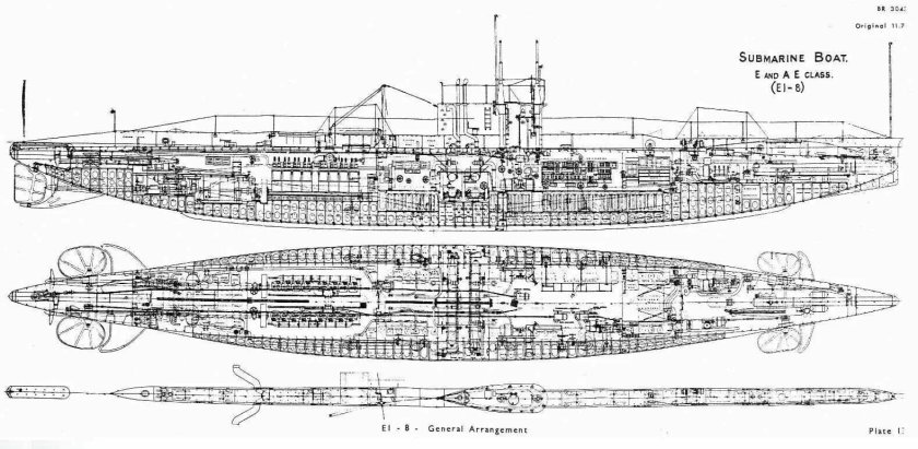 U Boat чертёж