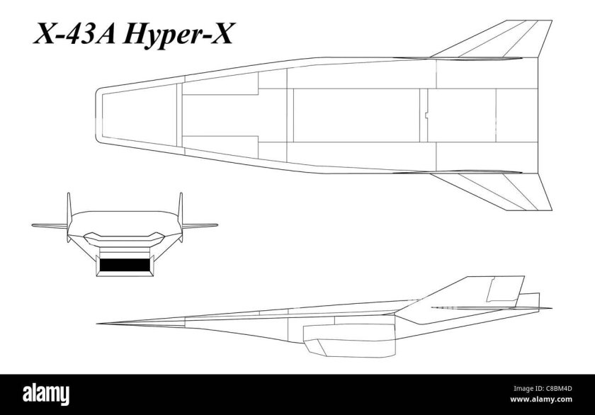Гиперзвуковой летательный аппарат Boeing x-43