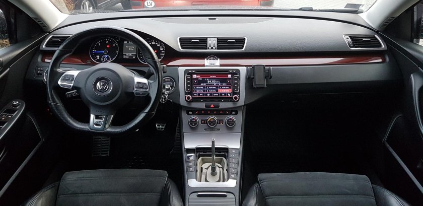 Пассат б6 черный салон