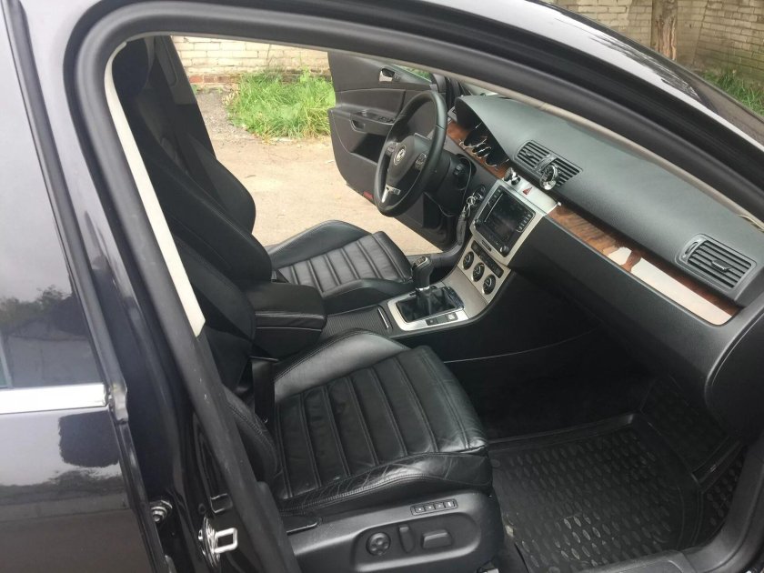 Passat b6 кожаный салон