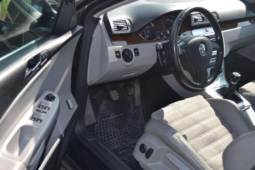 Пассат б6 серый салон