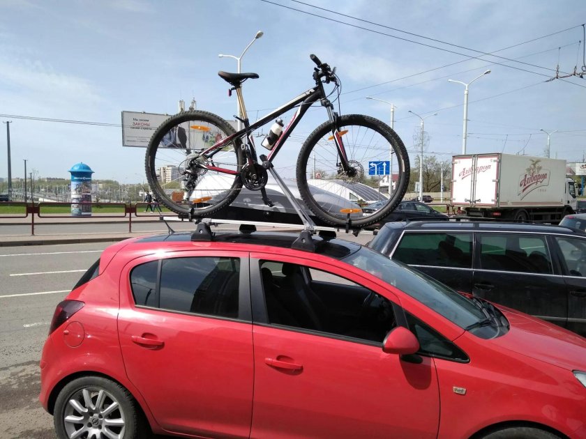 Велобагажник на Opel Corsa d