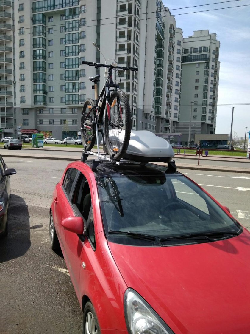 Велобагажник на Opel Corsa d