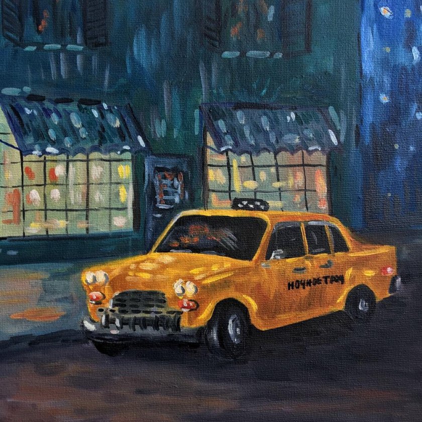 Такси живопись