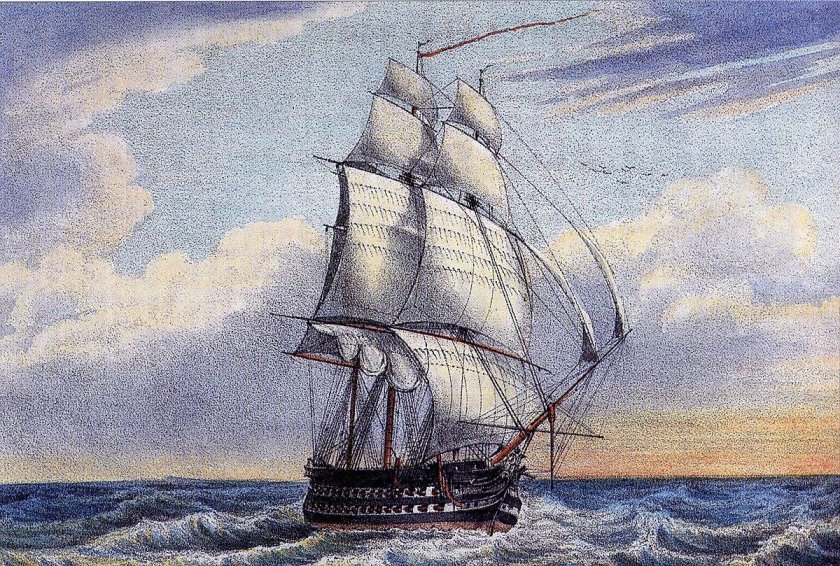 Линейный корабль Уриил 1840