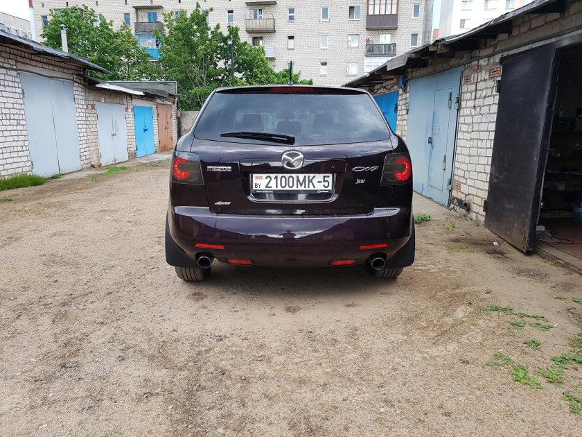 Тонировка задних фар Мазда СХ 7