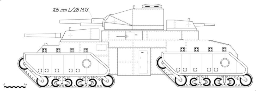 Танк Ansaldo gl-4