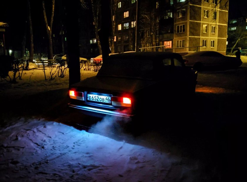 ВАЗ 2105 ночью