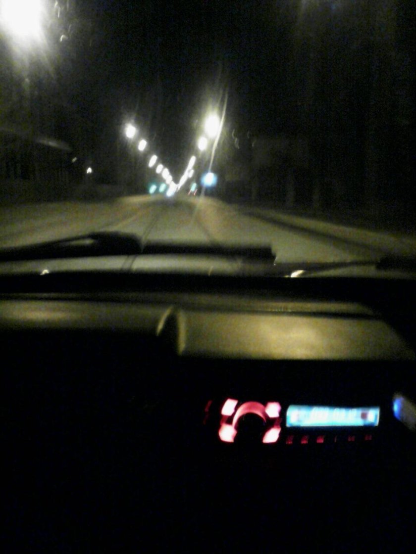 Ночные покатушки на машине